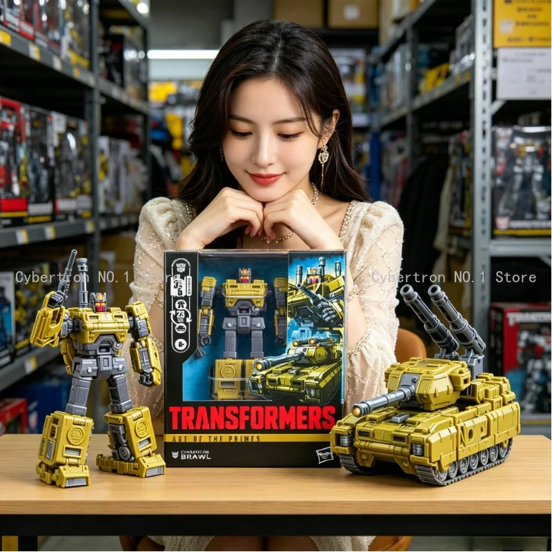 

Anime Deformation Robots Transformers Toys Combaticon Brawl KO Age of The Primes Collectible Action Model Figures Birthday Gift