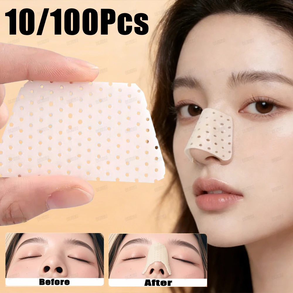 

10/100 шт. Термопластичная назальная шина для ринопластики, иммобилизирующая трапециевидная носовая шина, низкотемпературная носовая шина, ортопедическая