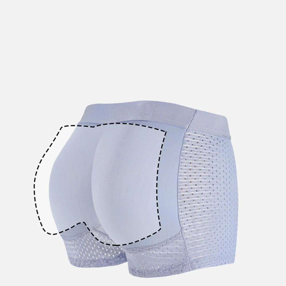 Men Trunks Hip Butt Lifter Enhancer Briefs Padded U Convex Pouch Underwear Shapewear Cuecas Underpants For Man
