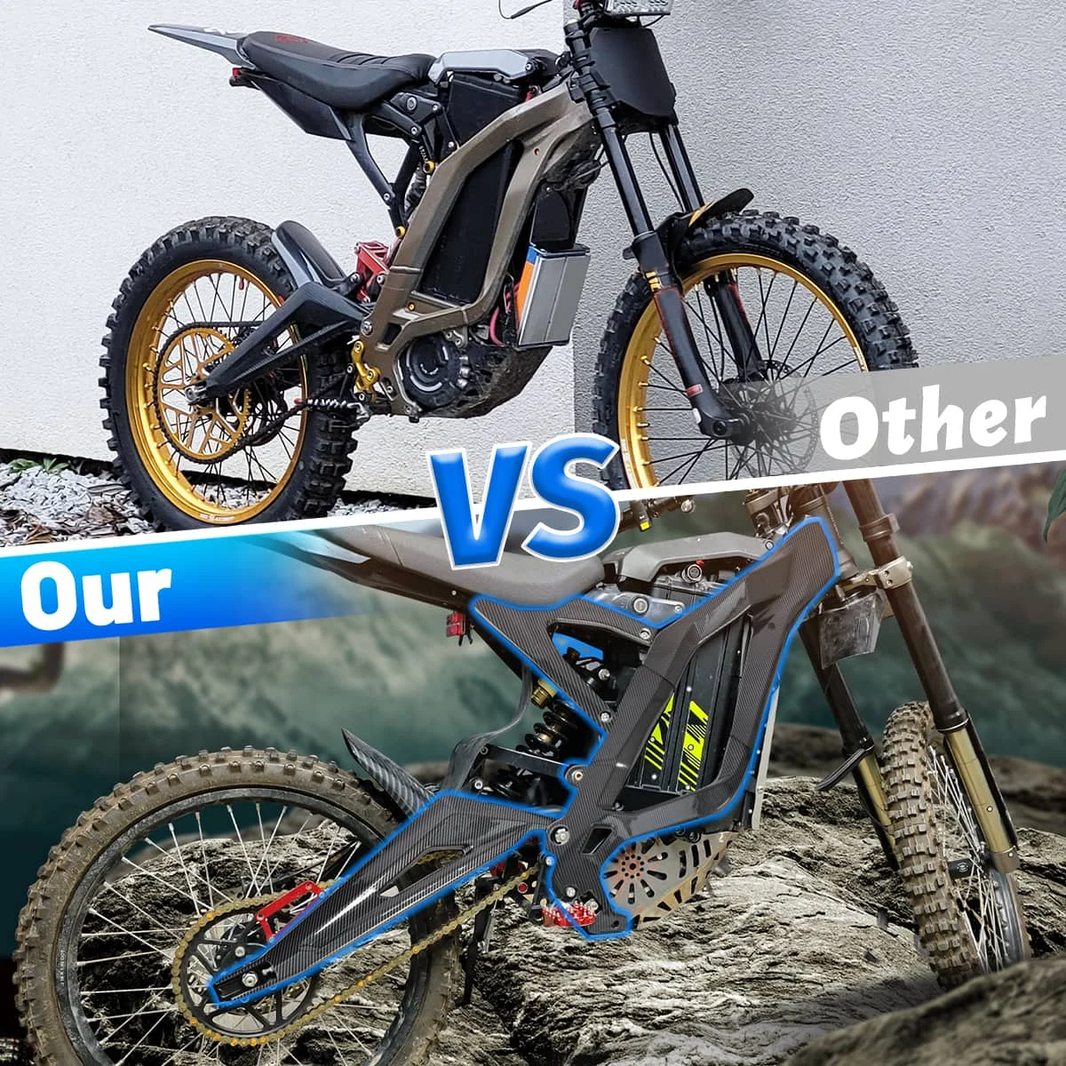 

Motorcycle Body Frame Protective Cover Fairing Body Kit Carbon Fiber For SUR-RON Light Bee X LBX Segway X260 X160 Electric Bike