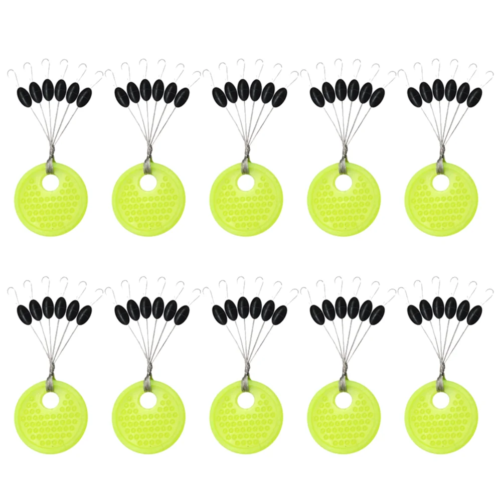 60/120pcs Gruppe Set Gummi Silikon Raum bohne See karpfen Fliegen fischen schwarz Gummi oval Stopper Angeln Float Angeln Bobber