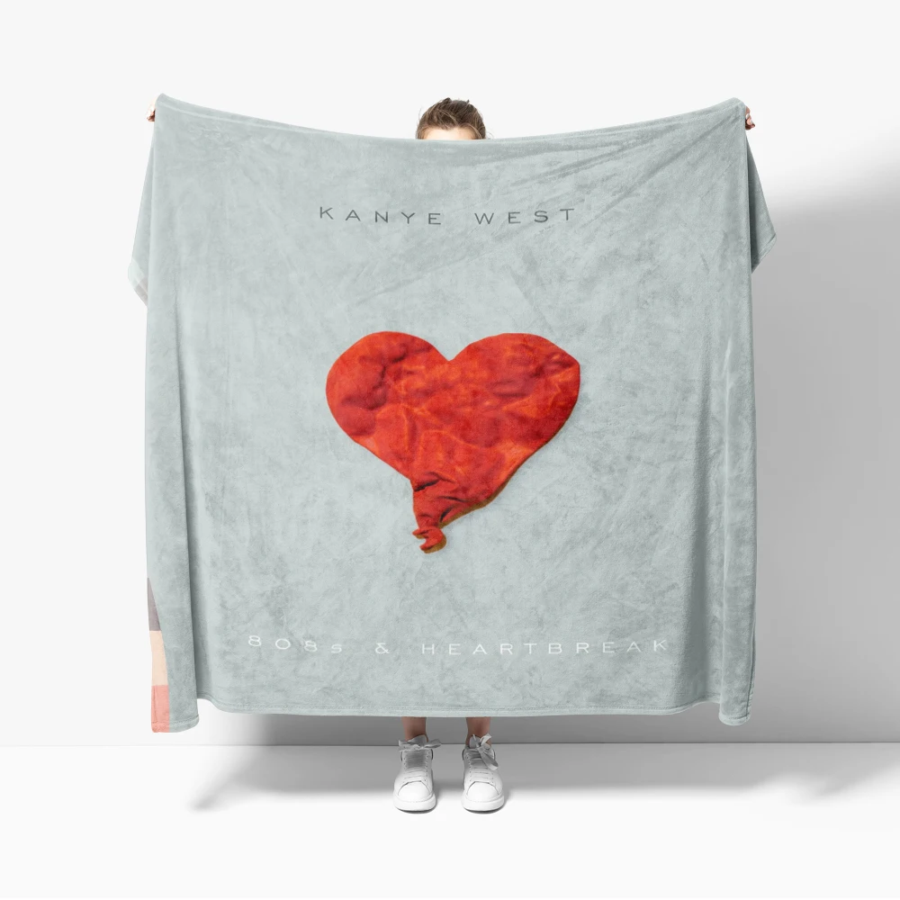 Rapper kanye wests Flannel Blanket for Sofa Decoration Bedroom Art Out Door Decoration Blanket Throw Blankets For Bed