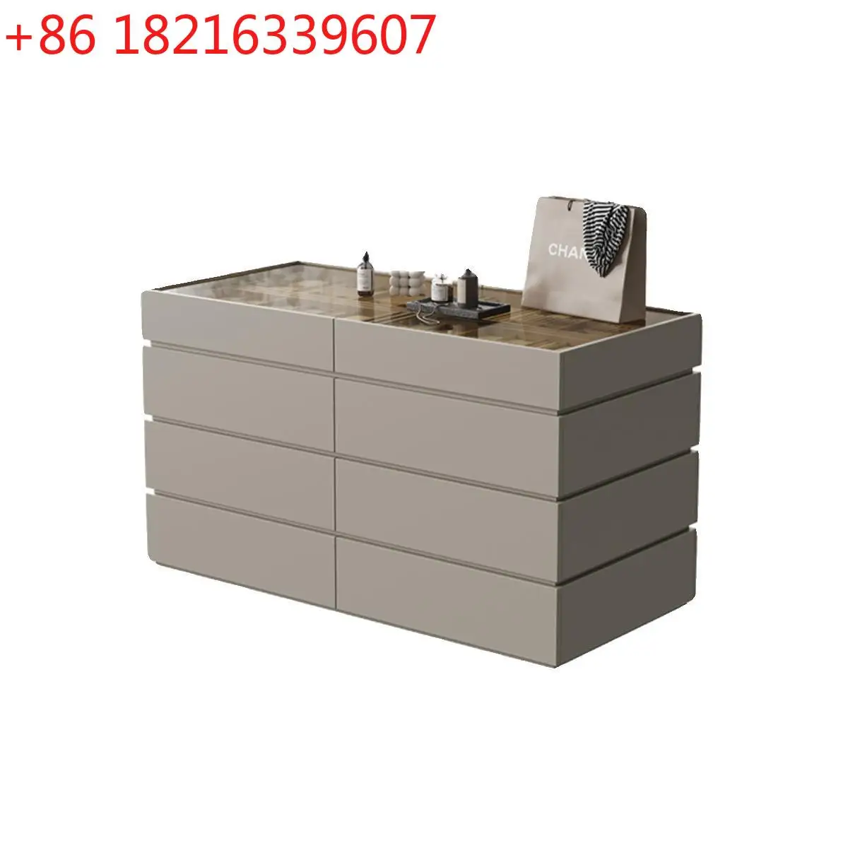 YAO high-end double-sided household locker cloakroom display storage floor-to-ceiling chest storage integrated