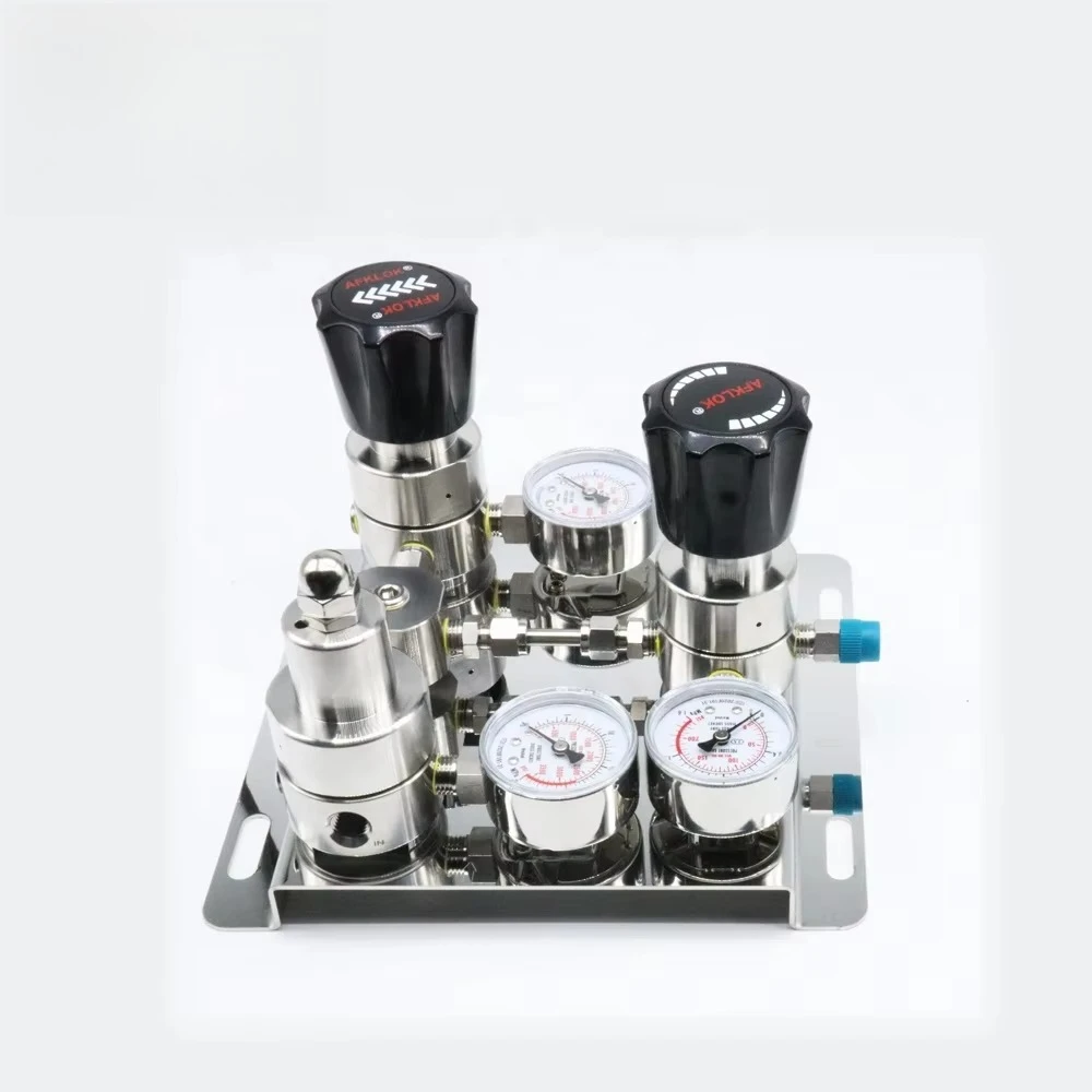 

SS 316L Semi-Automatic Changeover System Air Pressure Manual Regulator for N2 General Gas Pressure Reducing Regulator