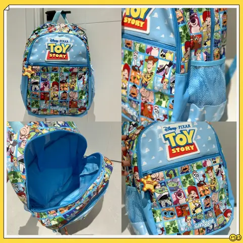 New TOY STORY Australia Smiggle Children's Backpack Anime Collection Gift Multi Functional Reduce Burden Storage Backpack
