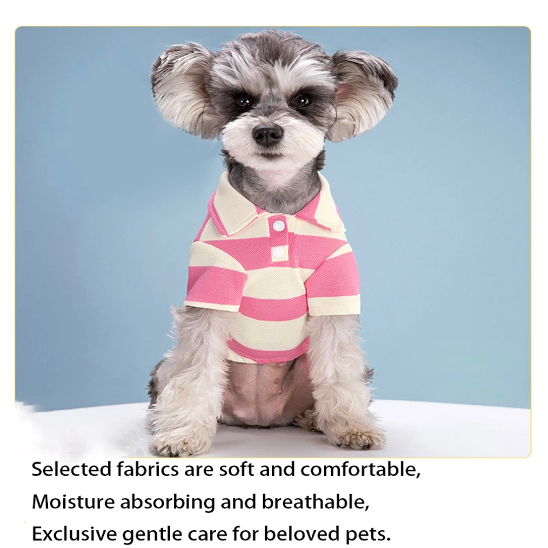 كلب الحيوانات الأليفة القط قميص بولو الصيف الكلب الملابس كلب صغير كبير كاب ملابس كاجوال القط تي شيرت تشيهواهوا الصلصال