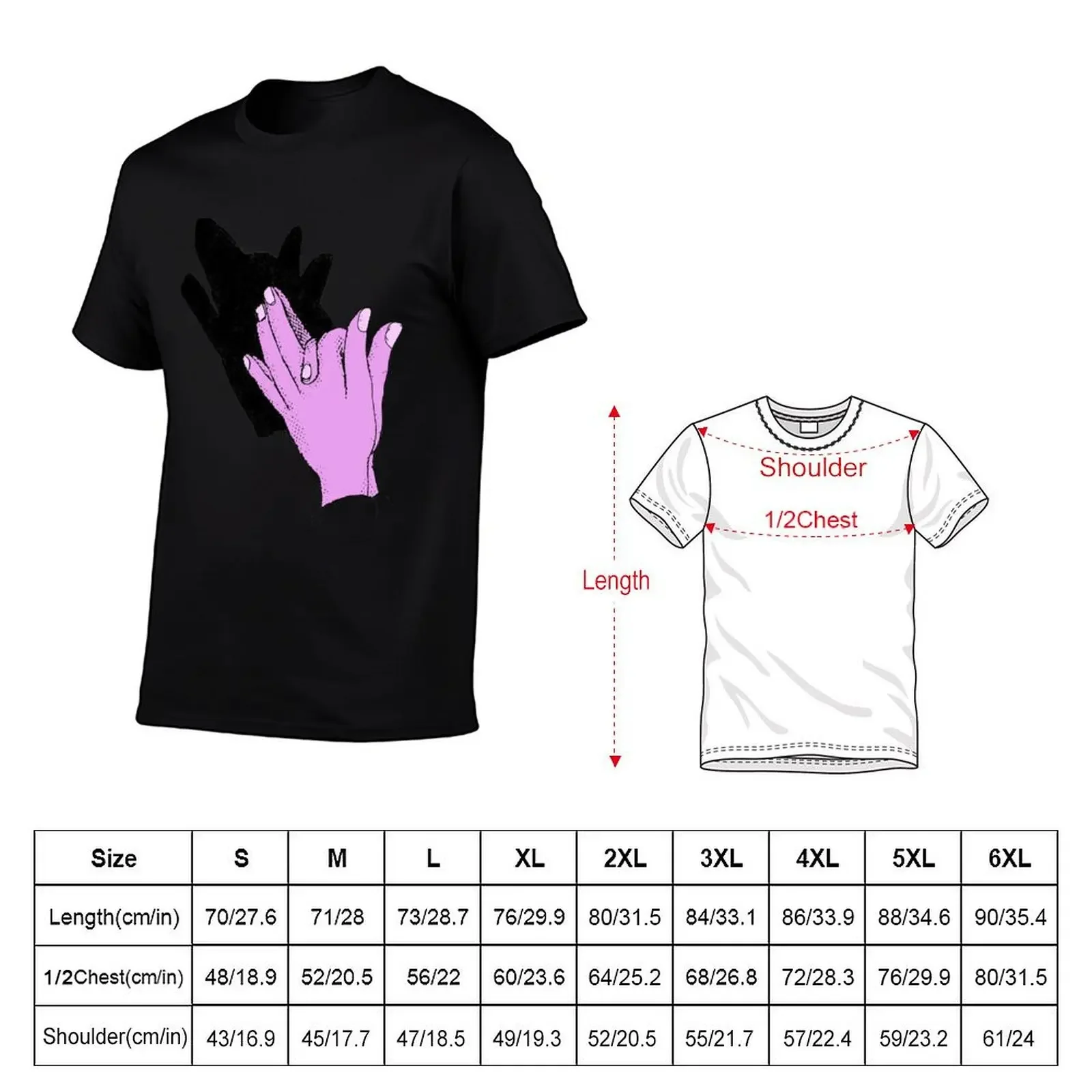 Hand Shadow Puppet -Wolf T-Shirt Blouse blanks t shirt for men