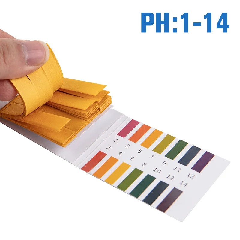 

1-14st Indicator Litmus Tester Paper Water Soilsting Kit Factory 80 Strips/pack PH Test Strips Full PH Meter PH Controller