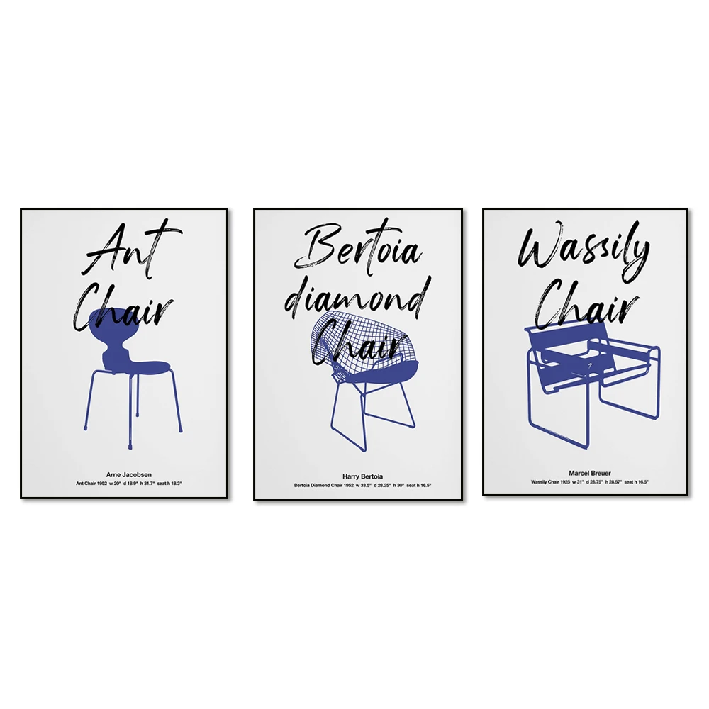 Chair Poster Series , Chair, furniture, Interior, Printable Art, Modern Print, Printable Decor.