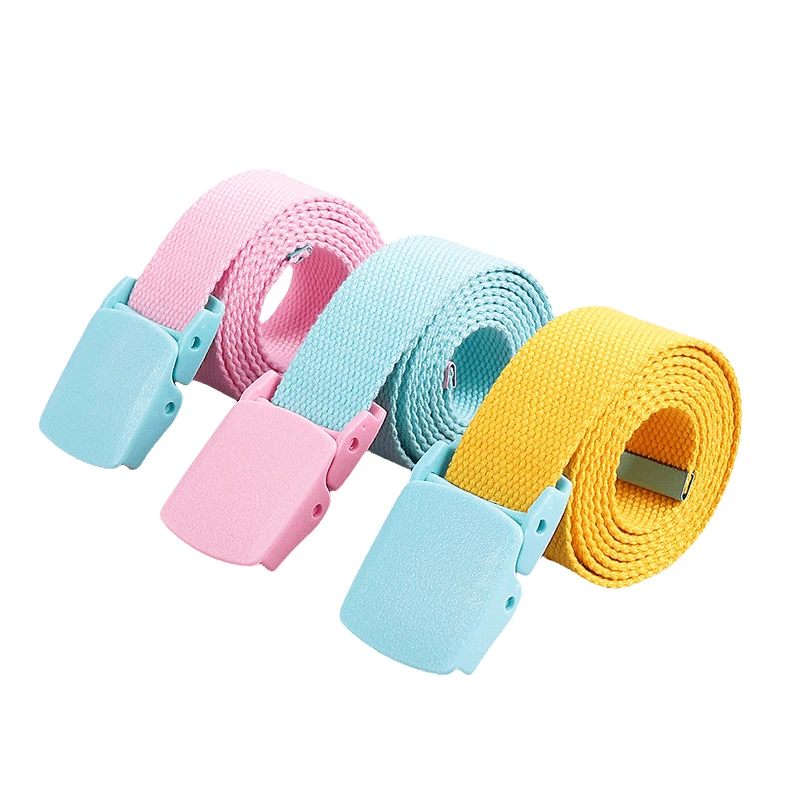 Wide3.2cm Canvas Tactical Belt Neutral Fashion Casual Trend Jeans Accessories Youth Nylon Girdle Cute Kid Hunting Waistband