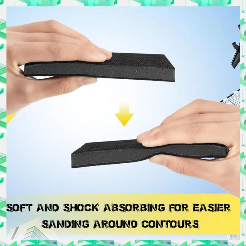

FIZP 4 Pcs Soft Black Foam Sanding Pads Interface Sander Backing Pad For Festool RS400 LS130 Sander