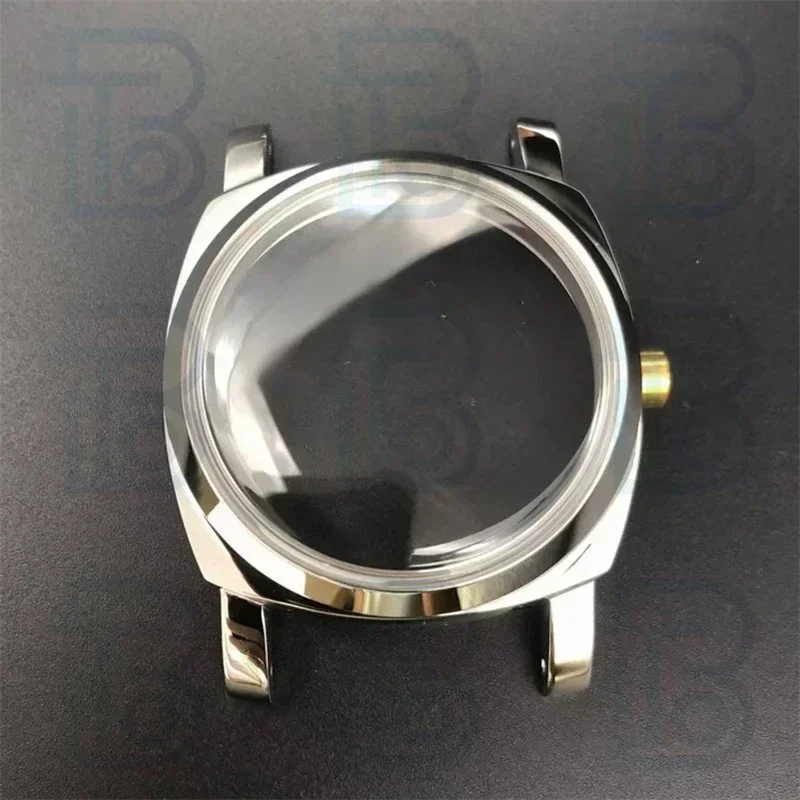 47 مللي متر PAM خمر ريترو الفولاذ المقاوم للصدأ ساعة الحال بالنسبة بانيراي 6152/1 ETA6497 ETA6498 ST3600 الحركة الميكانيكية وزارة الدفاع الملحقات