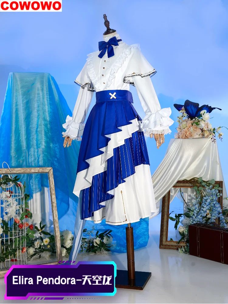 COWOWO Nijisanji Enna Alouette Elira Pendora Cosplay Costume Cos Game Anime Party Uniform Hallowen Play Role Clothes Clothing