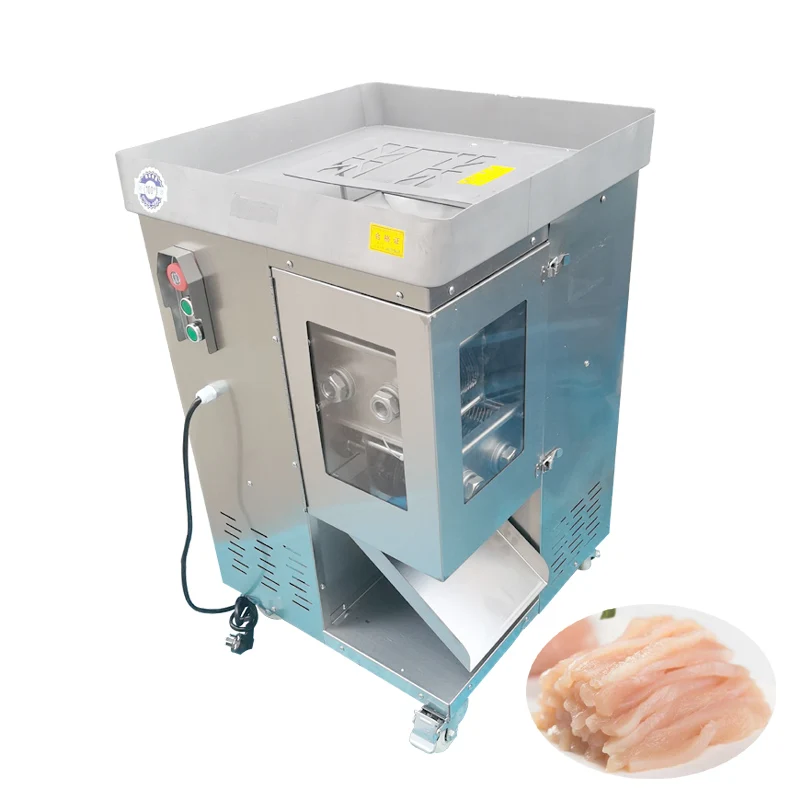 

Electric Commercial Meat Slicer For Pork Lamb Beef Food Chopper Meat Grinder Shredded Machine