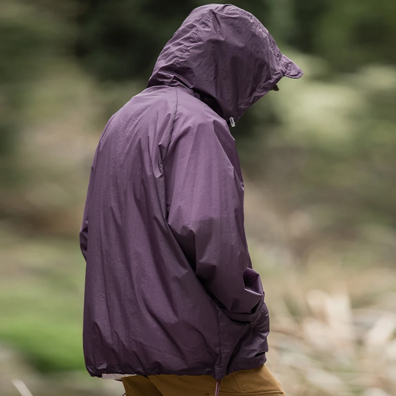 Outdoor Lightweight Breathable UPF50+Half Zip Sun Protection Clothing Men/Women Summer New UV Protection Sun Protection Clothing