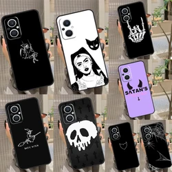 Gothic Witch Satan Funda For OPPO Reno 3 4 5 6 7 8 Lite 2Z 4Z 5Z 8T OPPO Find X6 X5 Pro X2 Neo X3 Lite Case
