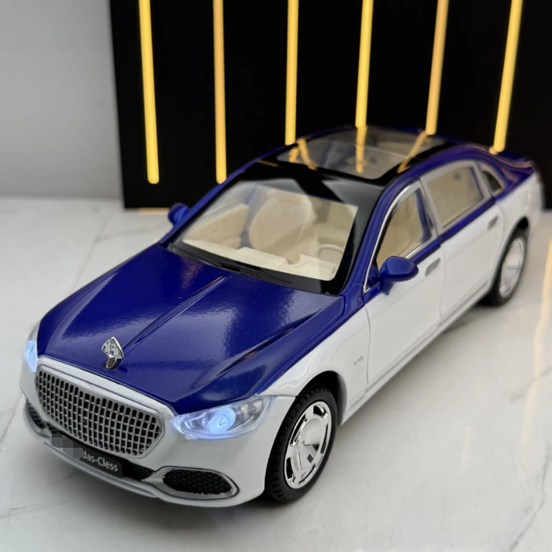 

Металлическая модель автомобиля S680 1:24 с дистанционным управлением, со звуком и светом, коллекционная игрушка для детей, подарок