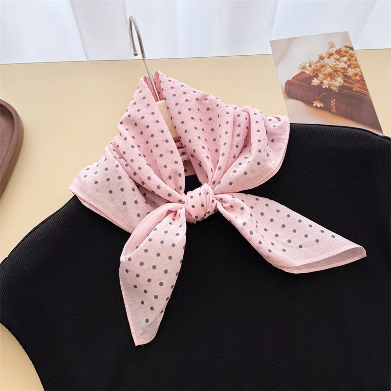 

Cotton Luxury Scarf Square Hijab Female Fashion Headband Shawl Headscarf Bandana Windproof Neckerchief Handkerchief Print Wraps