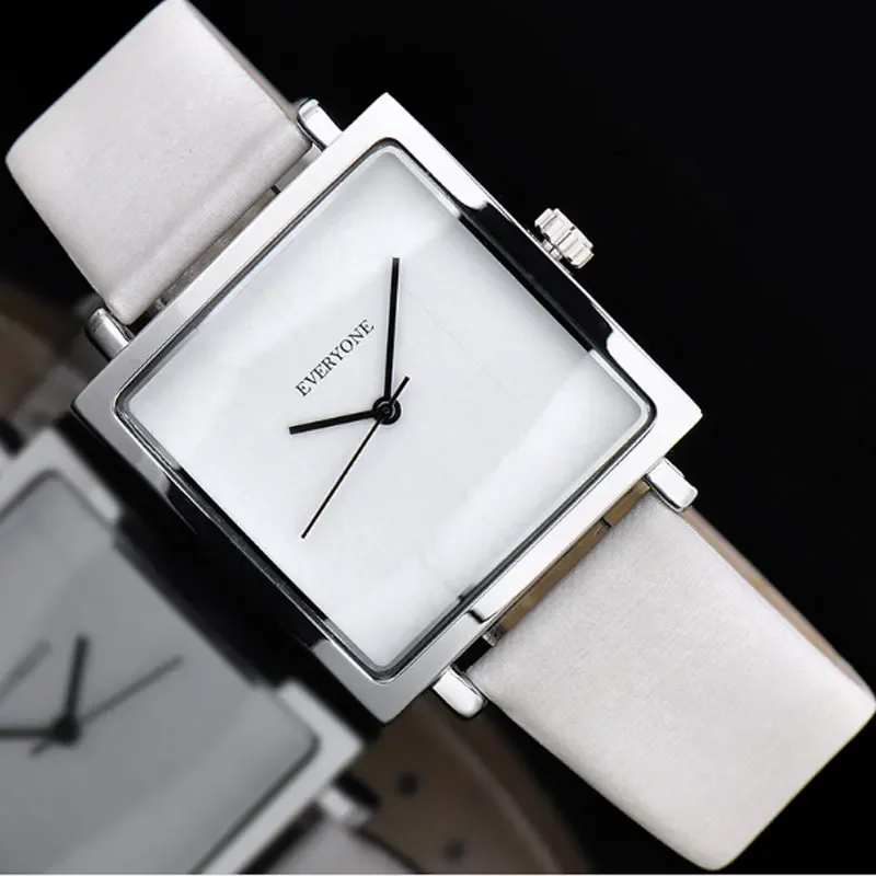 Square Women Watches Leather Band Quartz Watch Elegant Ladies Dress Business Wristwatches Simple Waterproof Reloj Mujer