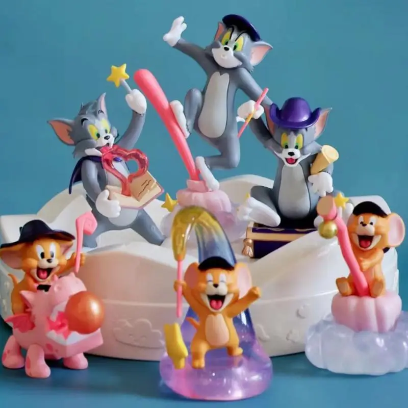 

Фэнтезийная волшебная слепая коробка с изображением кота и мыши Том и Джерри, модные игровые аксессуары, подарки ручной работы, украшения, коллекция сюрпризов, подарки