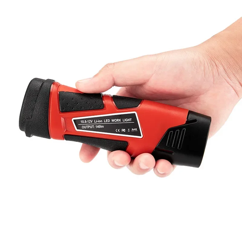 

Portable Worning Lights Working Lamp Flashlight Torch For Milwaukee 10.8V 12V Li-ion Battery 48-11-2401 Handheld Emergency Light