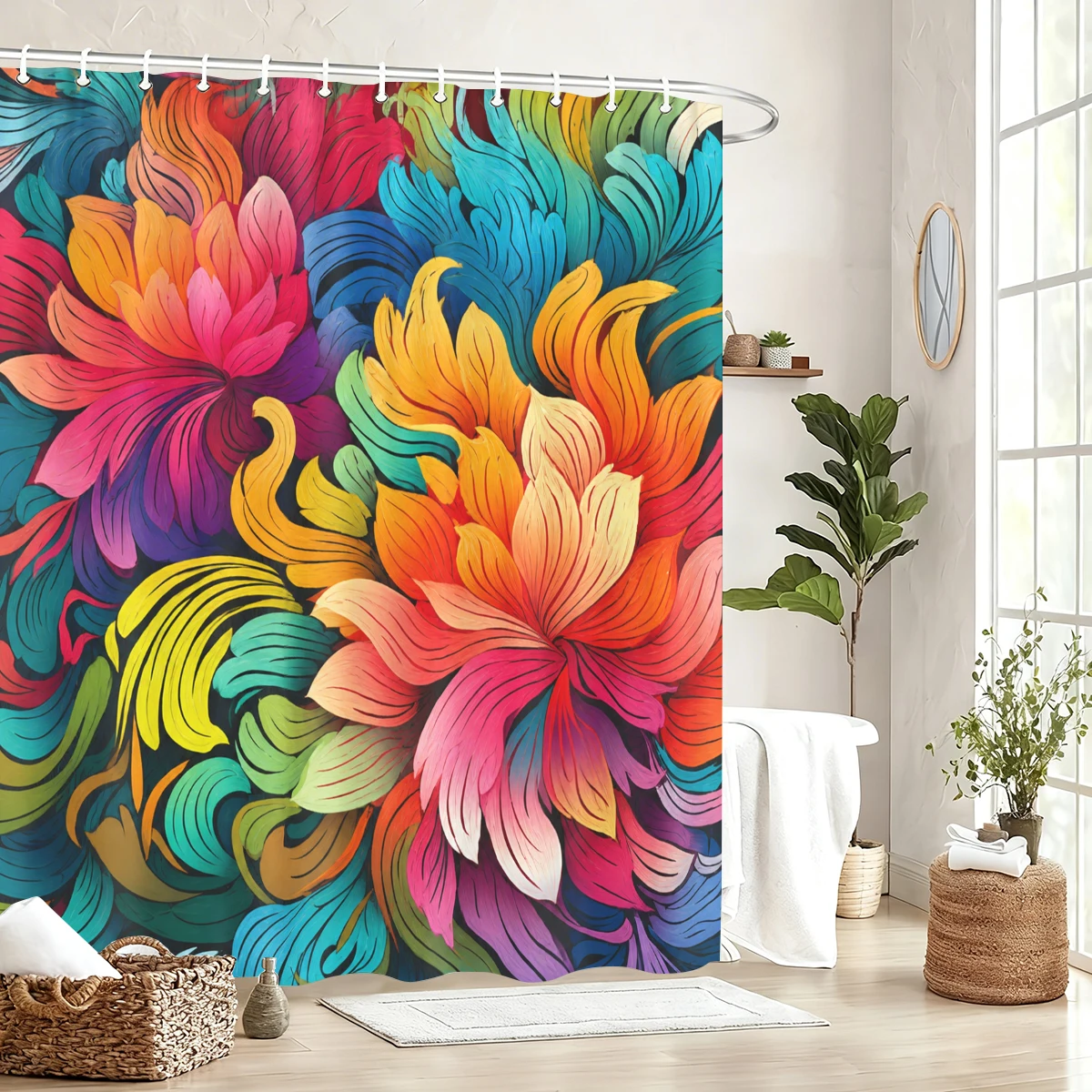 cortina-de-banheira-de-poliester-com-estampa-artistica-decoracao-estilosa-para-banheiro-cortina-de-banho-com-padrao-Unico-para-o-banheiro-de-casa