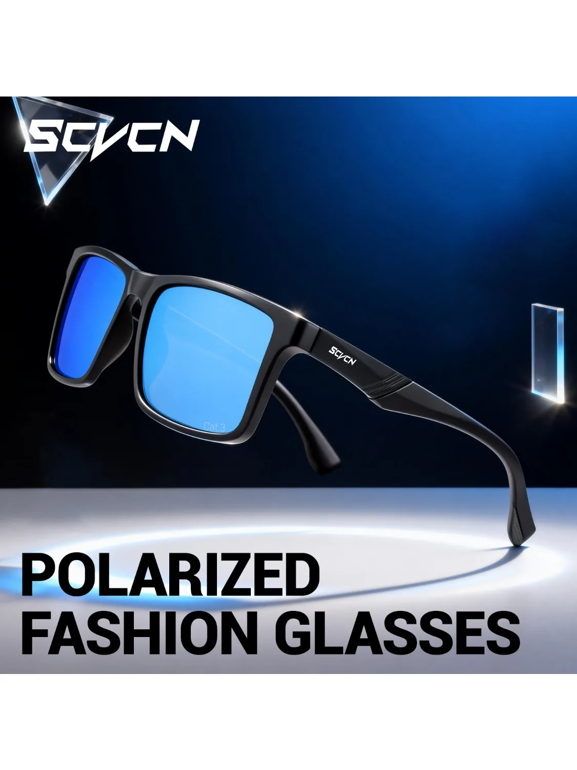 AliExpress SCVCN Polarized Anti-Glare Sunglasses Fishing Driving Hiking Cycling Eyewear UV400 Protection Stylish Mountain Bike Sunglasses