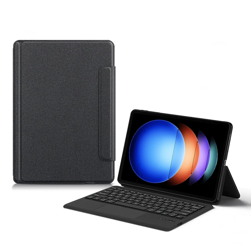 Imagem -06 - Teclado Touchpad sem Fio Capa do Suporte para Xiaomi Pad 6s Pro 12.4 Polegadas Espanhol Árabe Português Francês Espanhol Francês Case