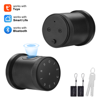 Tuya Devices Bluetooth Smart Fingerprint Recognition Door Lock Smart Home Automation Knob Digital Electronic Lock App Control