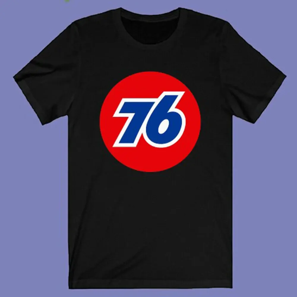 76 Petrol Company Men's Black T shirt Size S 3XL