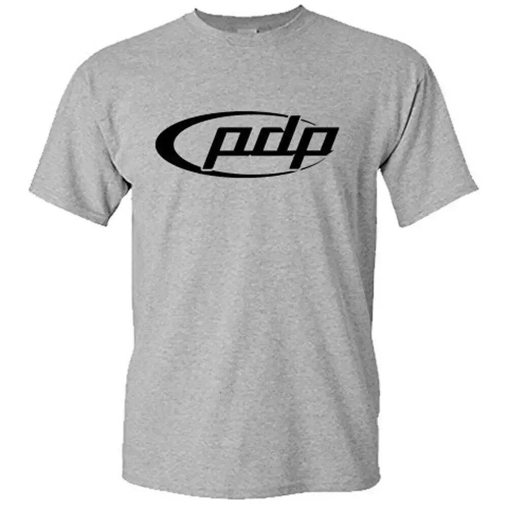 

PDP Drums Famous Drum Logo Men's Grey T shirt Size S to 5XL long or short sleeves