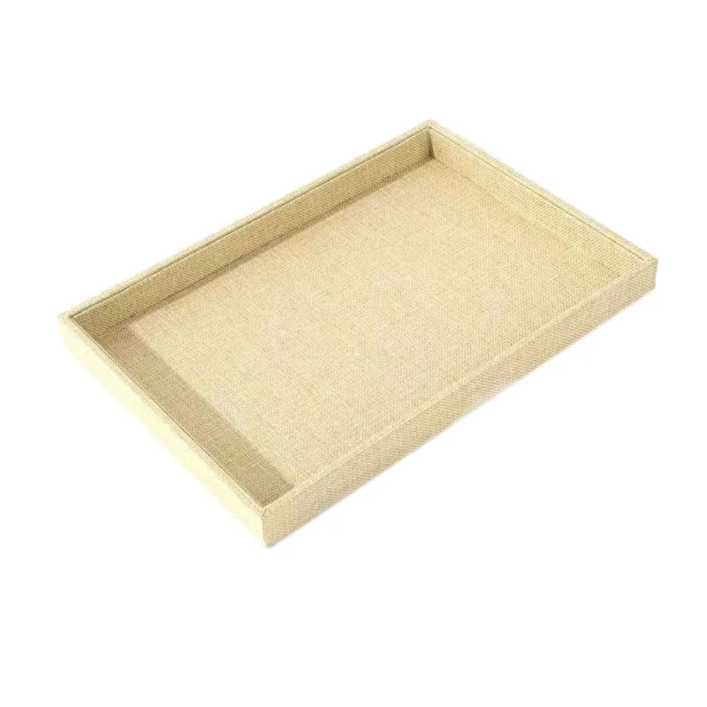 

Large Capacity Velvet Jewelry Tray Necklaces Fashion Jewelry Storage Box Bracelets Organizer Rings Earrings Plate