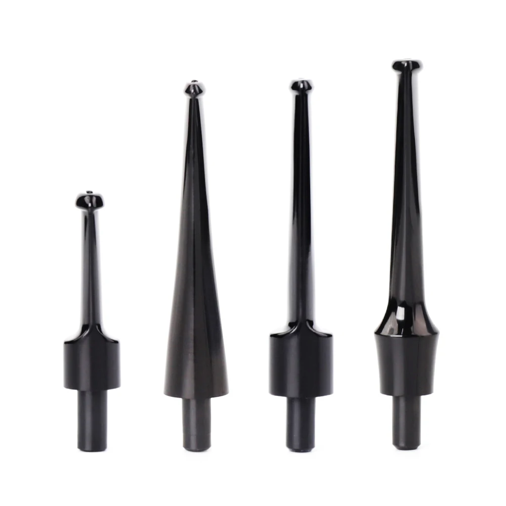 MuXiang 1pc Acrylic Tobacco mouthpiece , For briar Tobacco pipe smoke pipes , handwork Black stems ,  For 3mm filter element