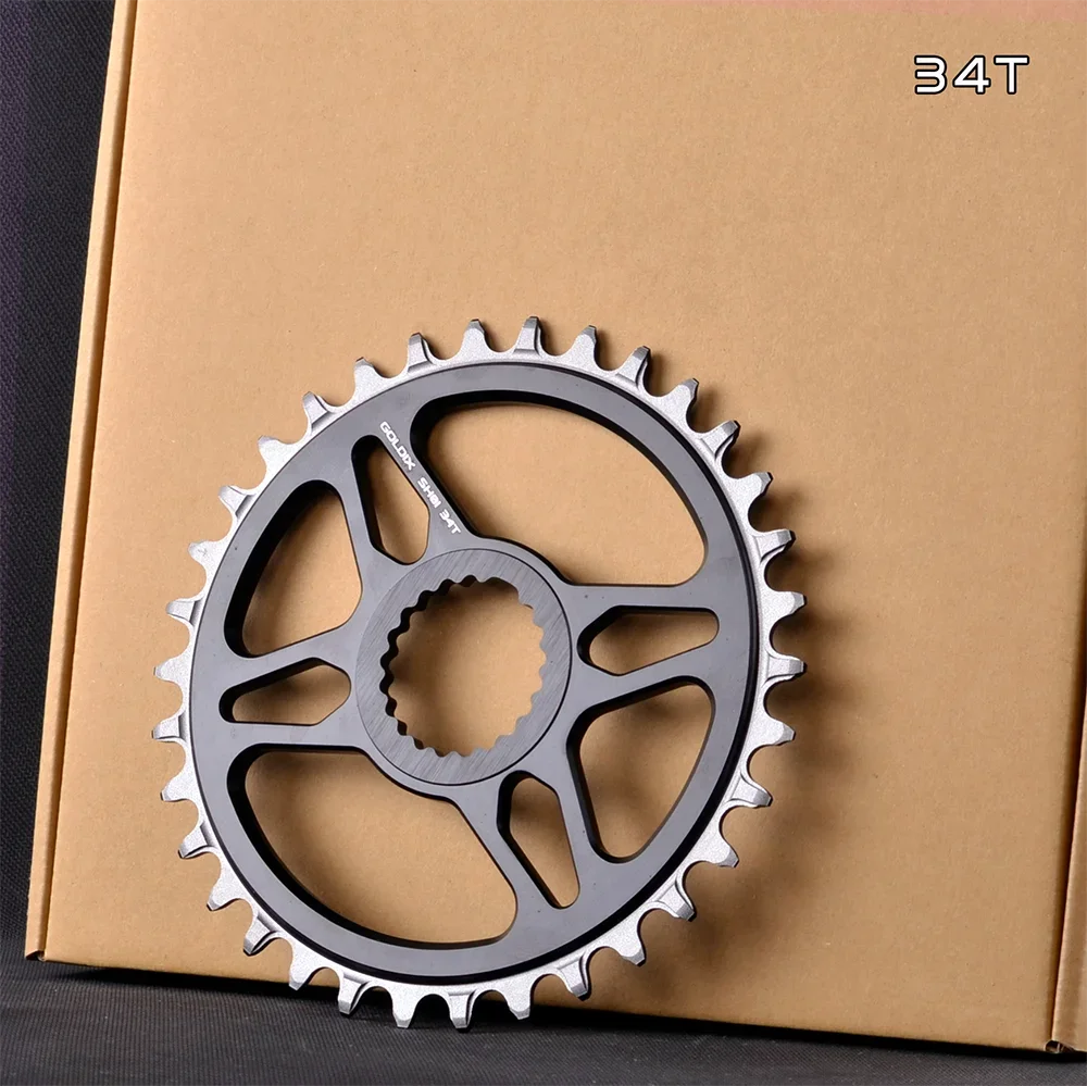 

Звездочка GOLDIX SH01 MTB 34T-42T — алюминиевая звездочка с узким широким зубом для велосипедных шатунов Shimano M7100/M8100/M9100, 10–12 скоростей