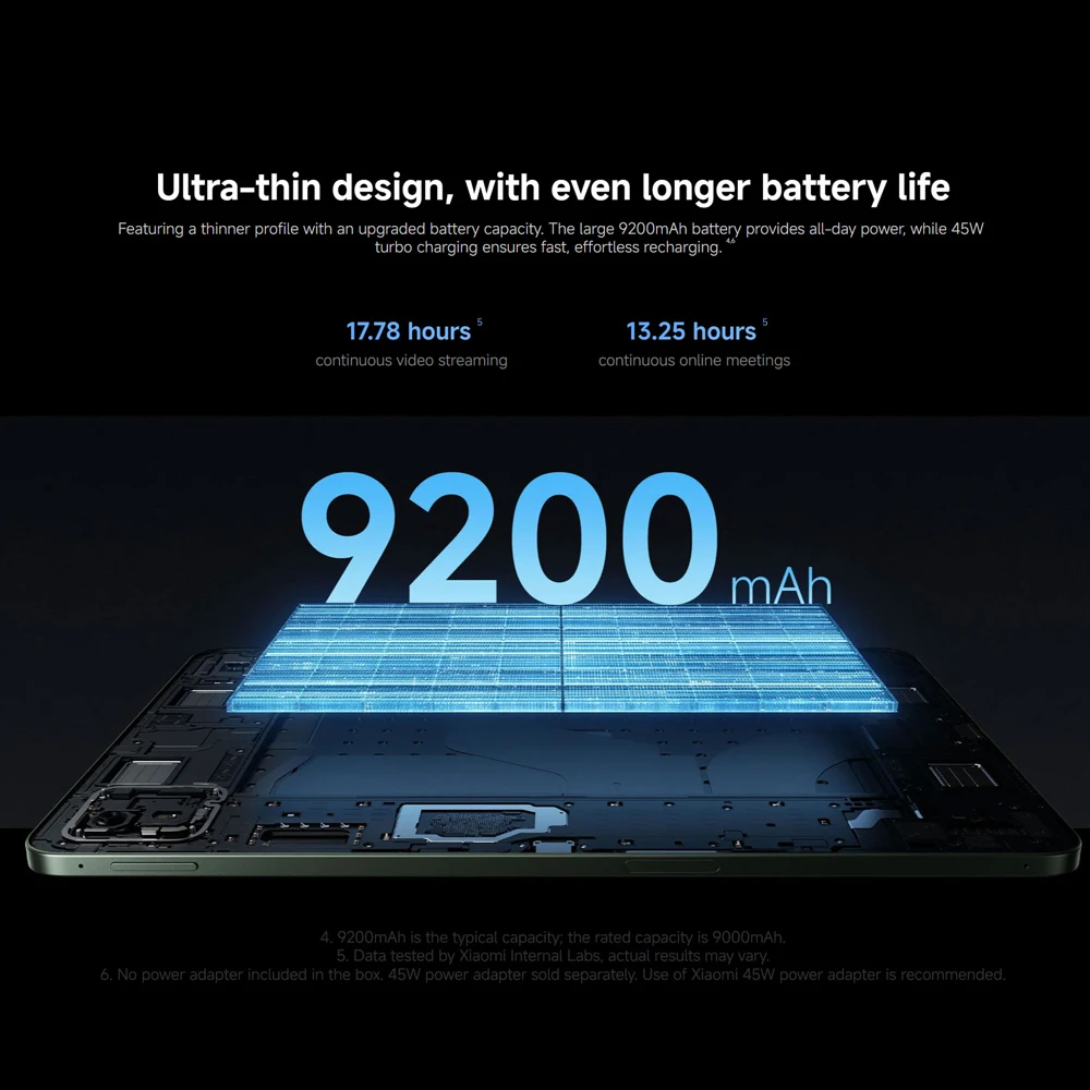 Tablette Xiaomi Pad 8 11,2 pouces 3,2K Snapdragon 8S Gen 4, batterie 9200 mAh