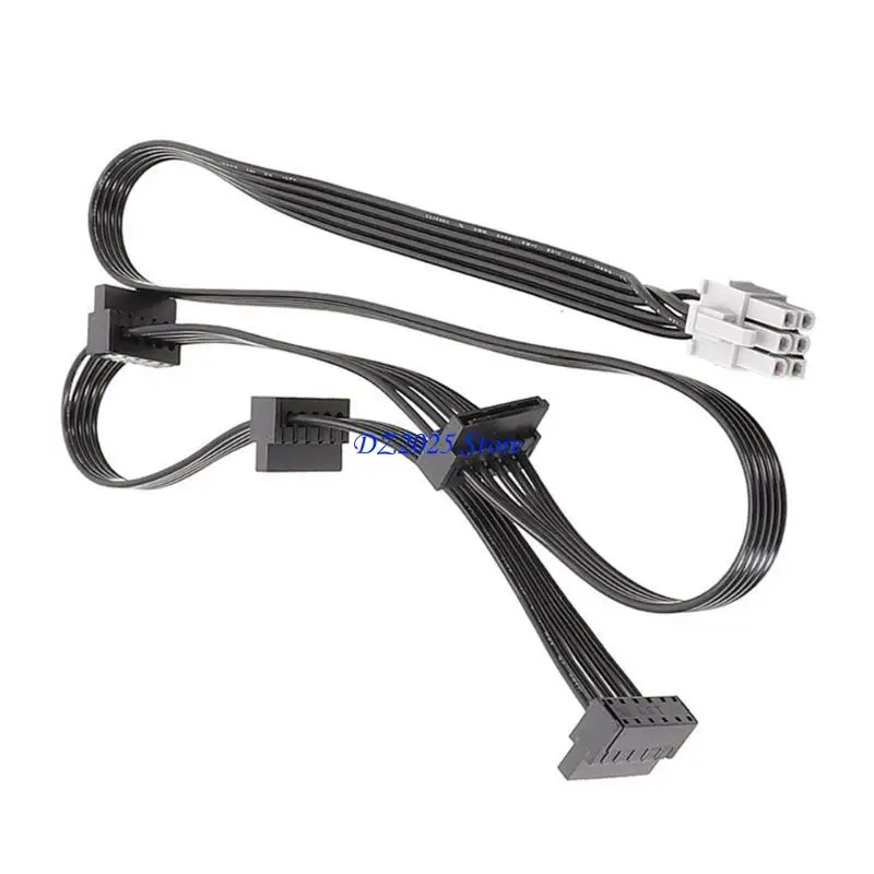 Q6RC voor LeadEx Modulaire 15PIN Cable PCIe Graphics Card voedingskabel