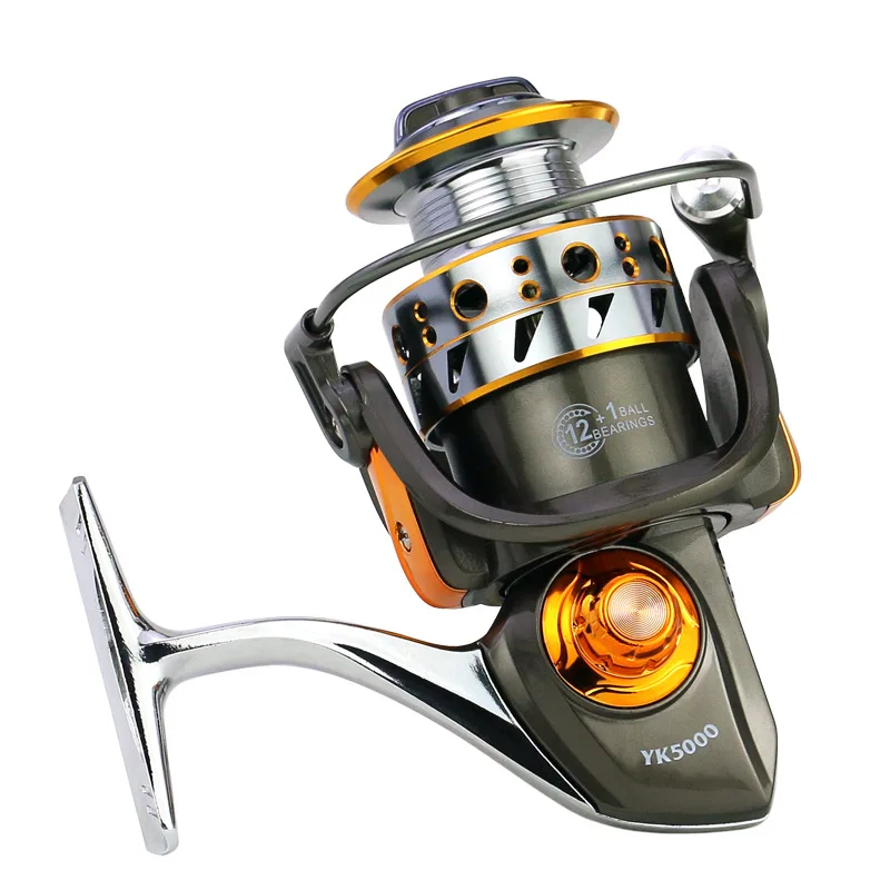 Imagem -02 - Todos Metal Pesca Carretel Spinning Roda Pesca Bobina Shallow Spool 15kg Max Drag Poder