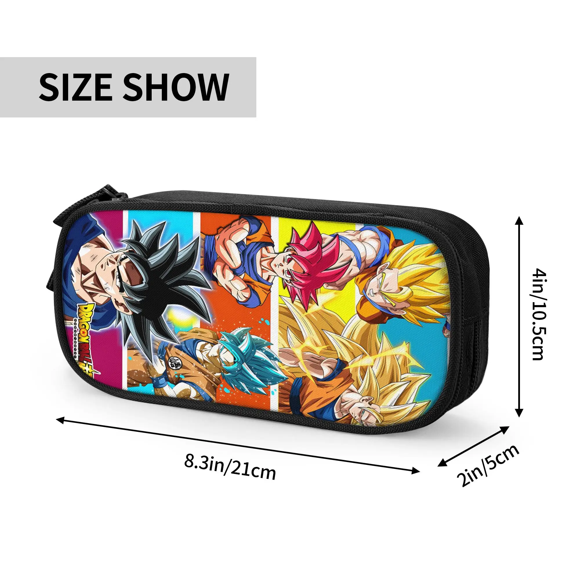 Custom Dragon Ball Z Goku Large Capacity Bags for Child  Handheld Study Bag for Boys Gilrs Kids