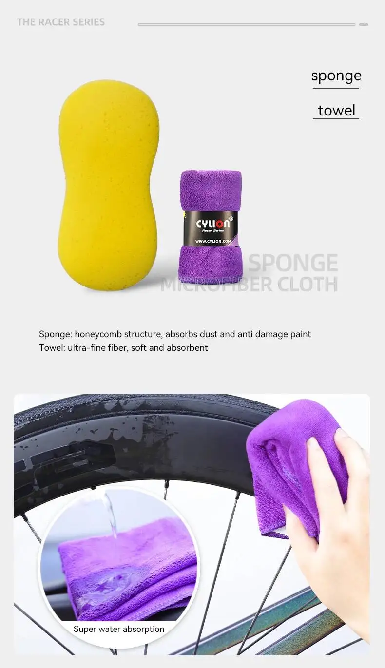 ESLNF 8-teiliges Detailreinigungs-Bürstenset für Outdoor-Motorräder und Mountainbikes – Reinigungs- und Kettenreinigungswerkzeug – Detail 11