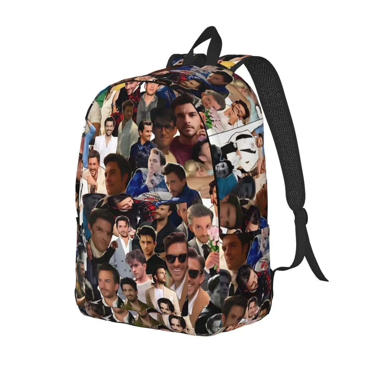 حقيبة ظهر جوناثان بيلي الممثلة لطلاب المدارس الثانوية المتوسطة حقيبة كتب كوميدية للمراهقين من القماش حقيبة نهارية متينة