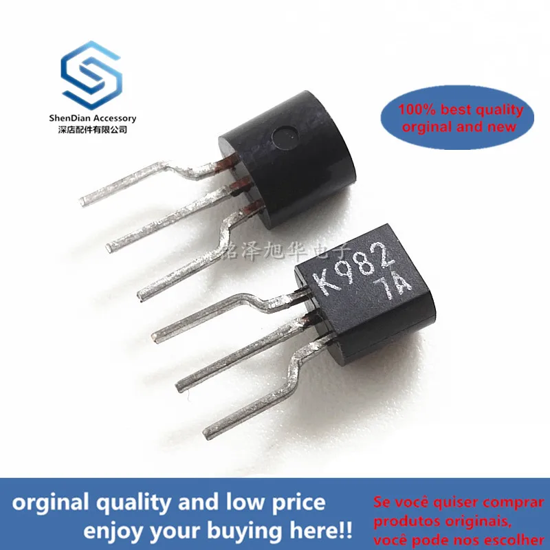 2pcs 100% orginal new 2SK982 K982 TO-92 N CHANNEL MOS TYPE real photo
