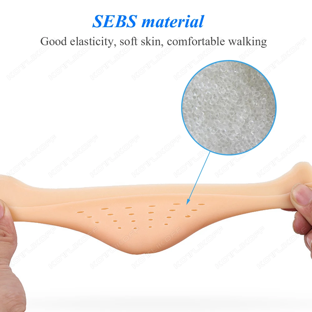 1/2 Pairs تو منصات بوانت هلام السيليكون الحقيبة حامي مع تنفس مشط القدم وباليه بوانت حماية الراحة قدم الرعاية