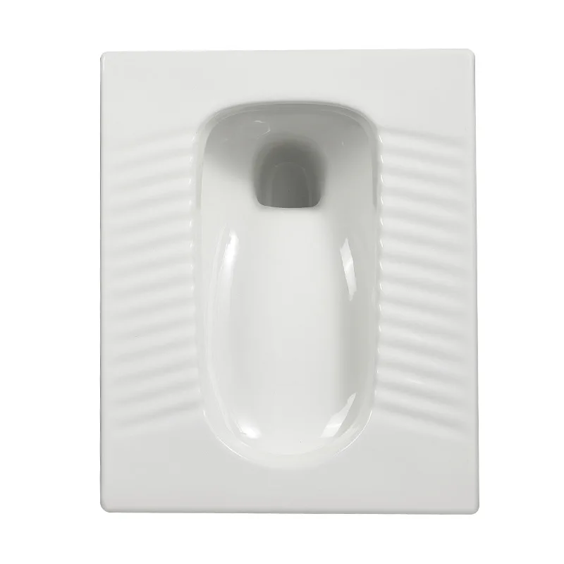 Direct punch squatting toilet Large diameter deodorant squatting toilet Ceramic without pollution squatting pit water tank