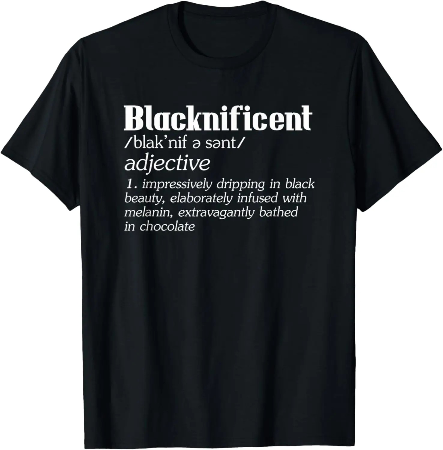 Blacknificent Afro African Pro Black History T-Shirt