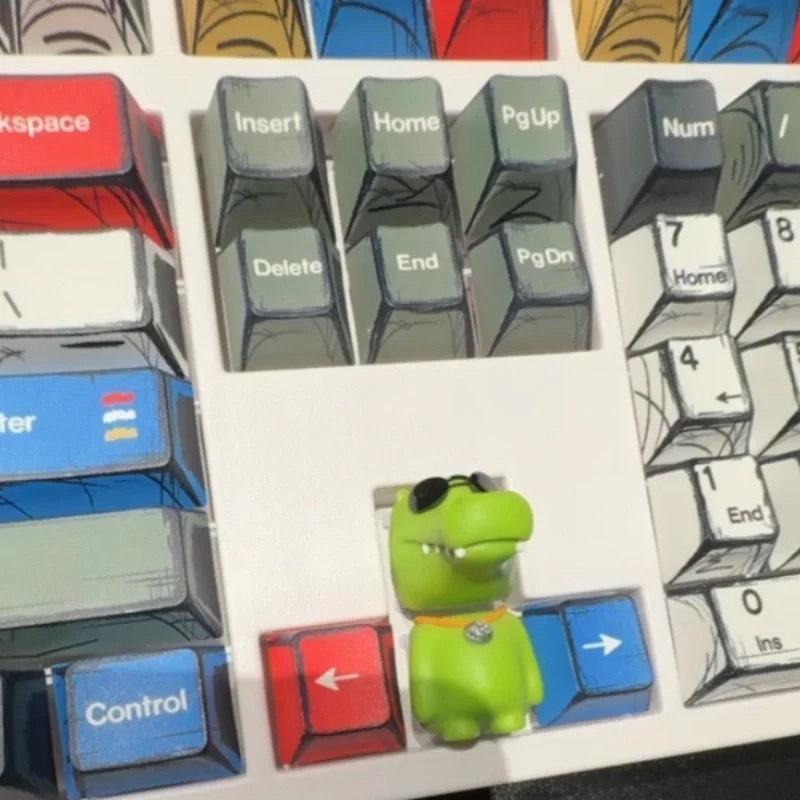 لطيف حزب الحيوان موضوع Keycap الراتنج الكرز الشخصي لوحة المفاتيح الميكانيكية DIY أنيمي الكرتون هدية تحصيل ملحقات ألعاب الكمبيوتر