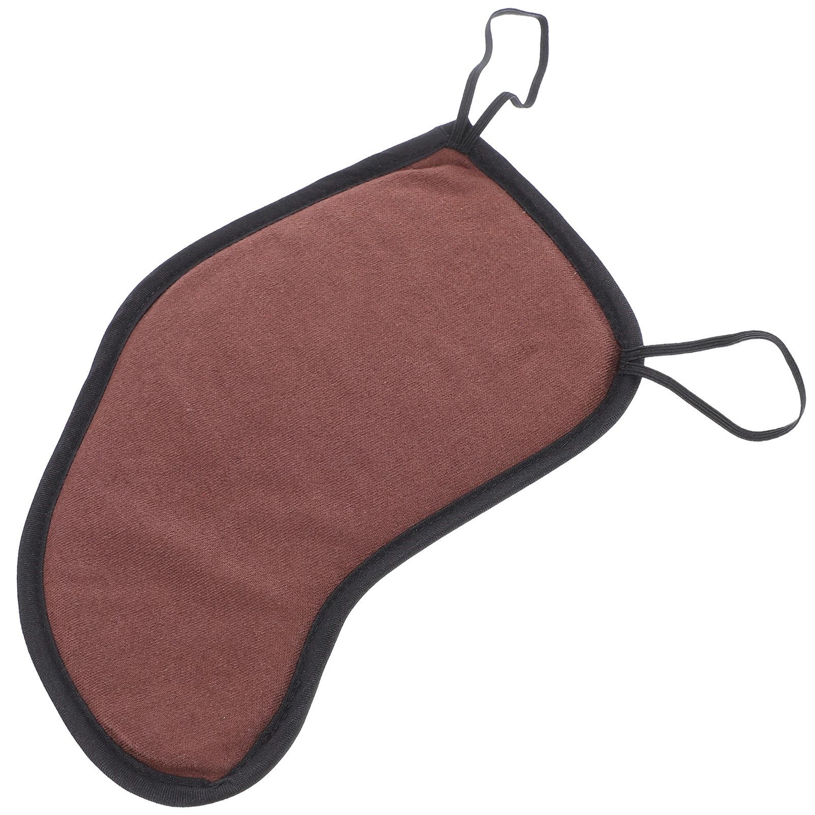 

1 pc Cotton Chin Rest Cover Full Size Comfortable Skin-friendly Violin Holder for Kids Small Folding Padded Coffee Color
