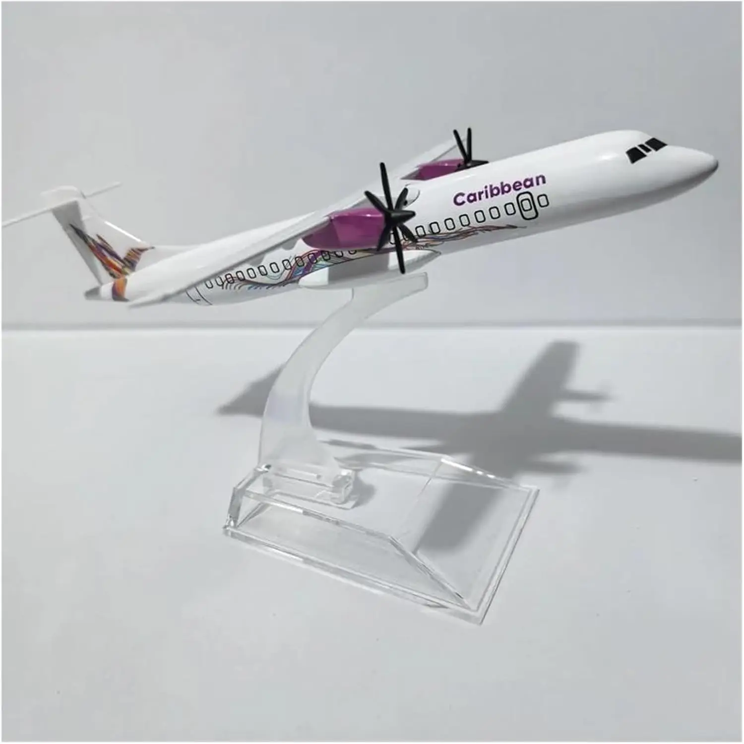 

16cm Caribbean ATR Plane Airplane Model Diecast Metal Model Aircraft Kits for Collection and Gift