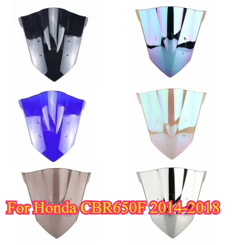 

DONGTING For Honda CBR650F CBR 650F 2014 2015 2016 2017 2018 Black Motorcycle Windshield WindScreen Bike Fairing Screen CBR650