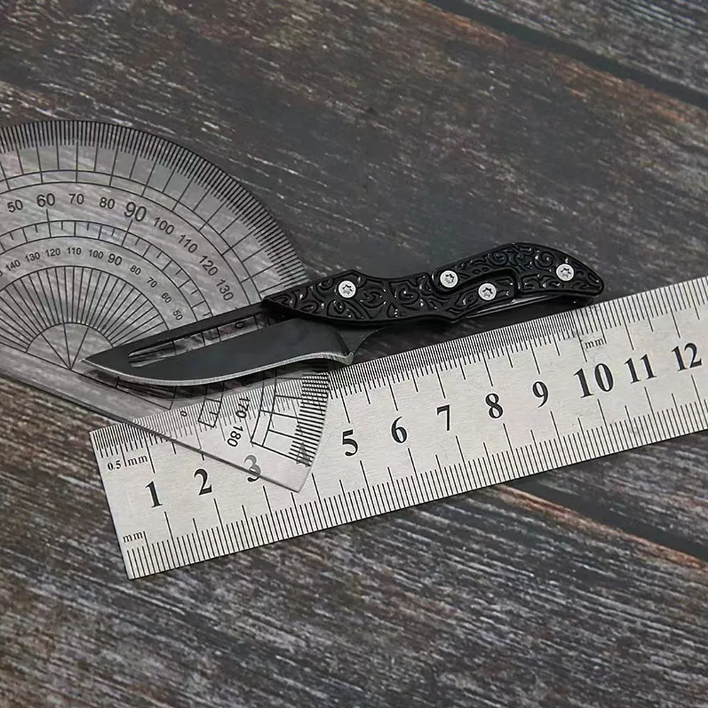 New Mini Folding Knife Self Defense Pocket Knife For Men EDC  Outdoor Foldable Tactical Hunting Utility Knife Hand Tools