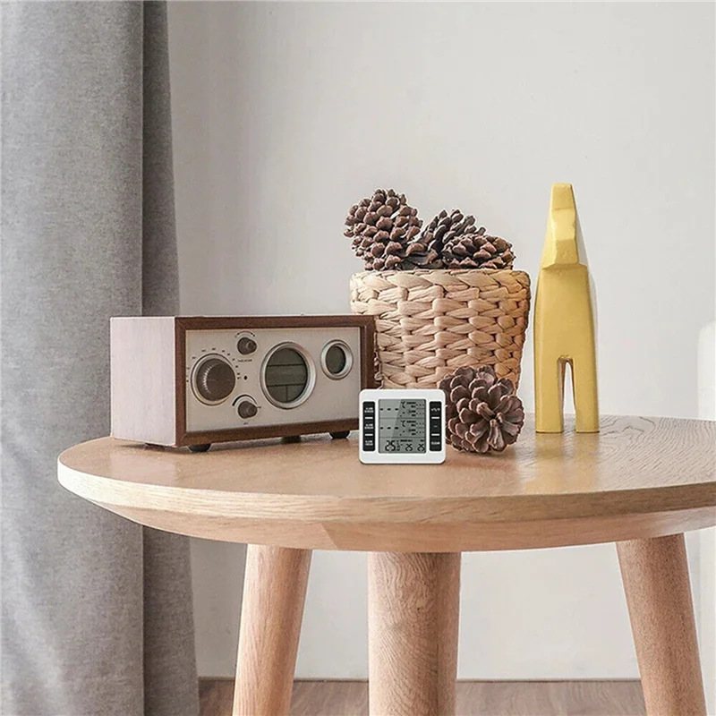 BNVN-2Set ميزان حرارة الفريزر اللاسلكي 2 أجهزة استشعار عن بعد إنذار درجة حرارة منخفضة ميزان حرارة الثلاجة على مدار الساعة